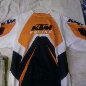 KTM/Thor racing jersey. Large. Orange and black